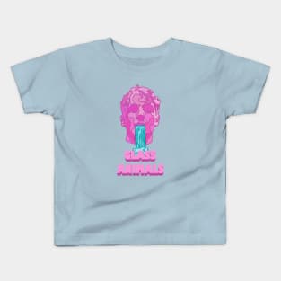 Glass Animals Soda Waterfalls (Head and Logo) Kids T-Shirt